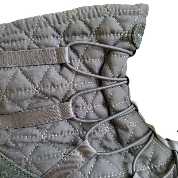 Skechers Suede Reggae Fest Steady Quilted Bungee Ankle Bootie Size 9.5 - Picture 4 of 14